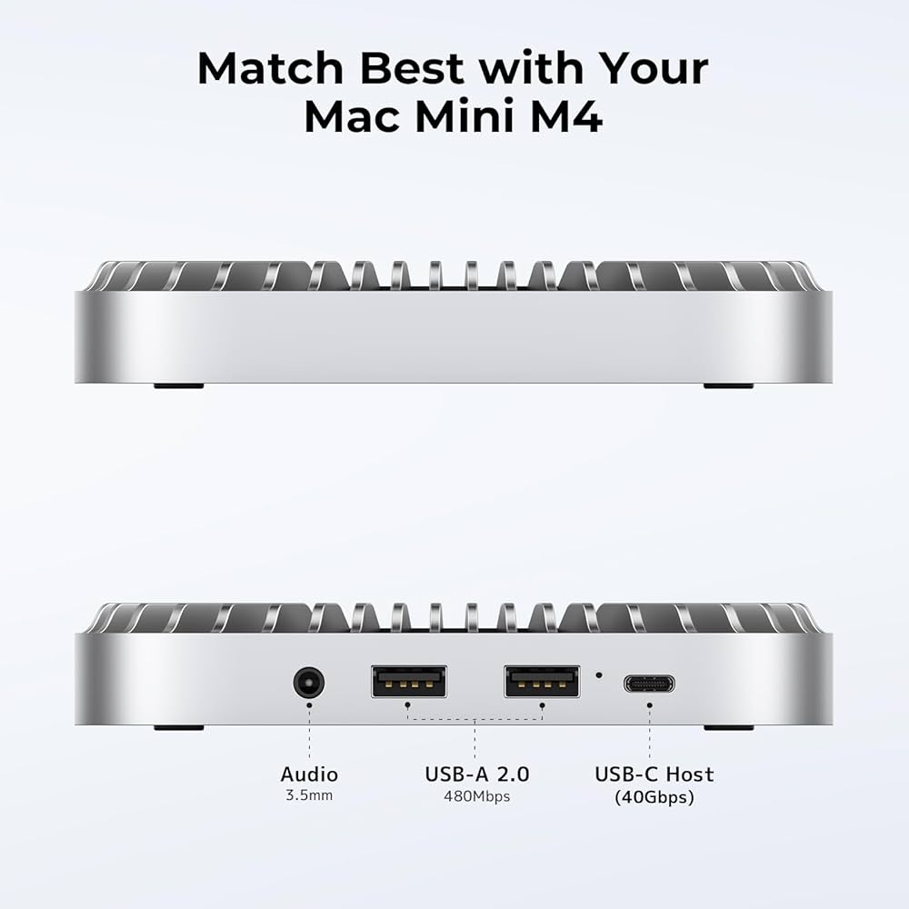 Amazon.com: 40Gbps Aluminum Hub & Stand for New M4/M4 Pro